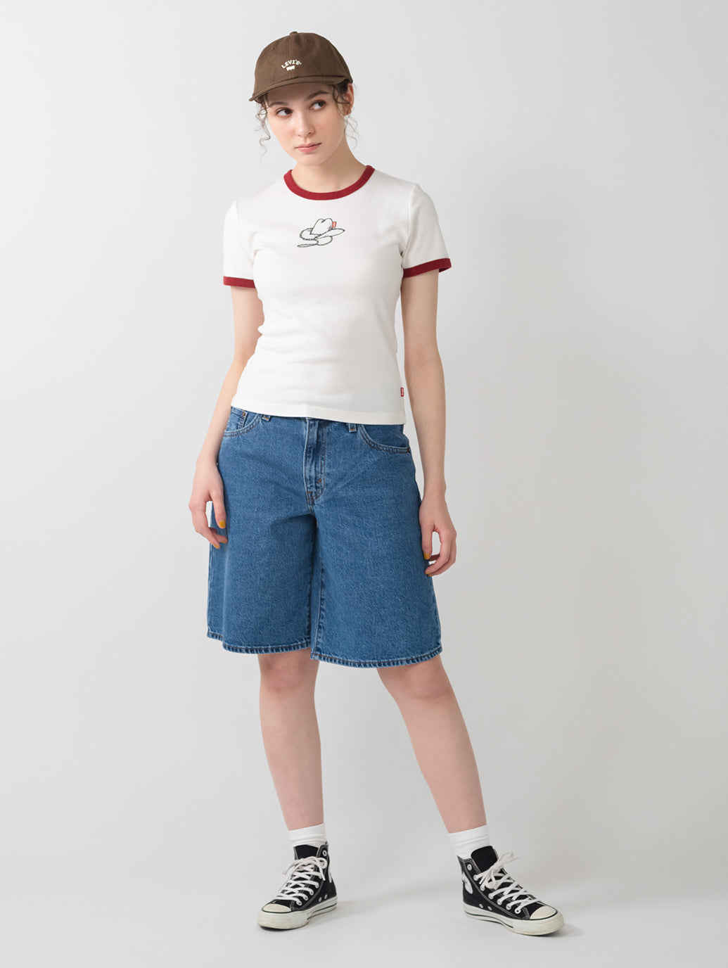 BAGGY DAD ジーンズ ダークインディゴ