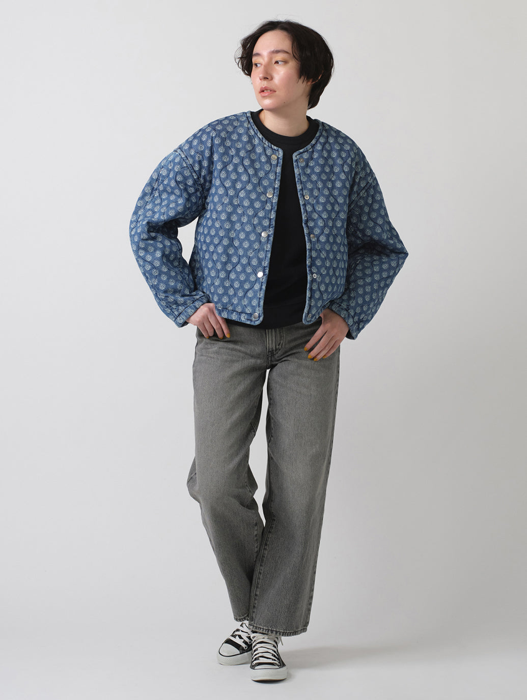 キルテッド ライナーシャツ