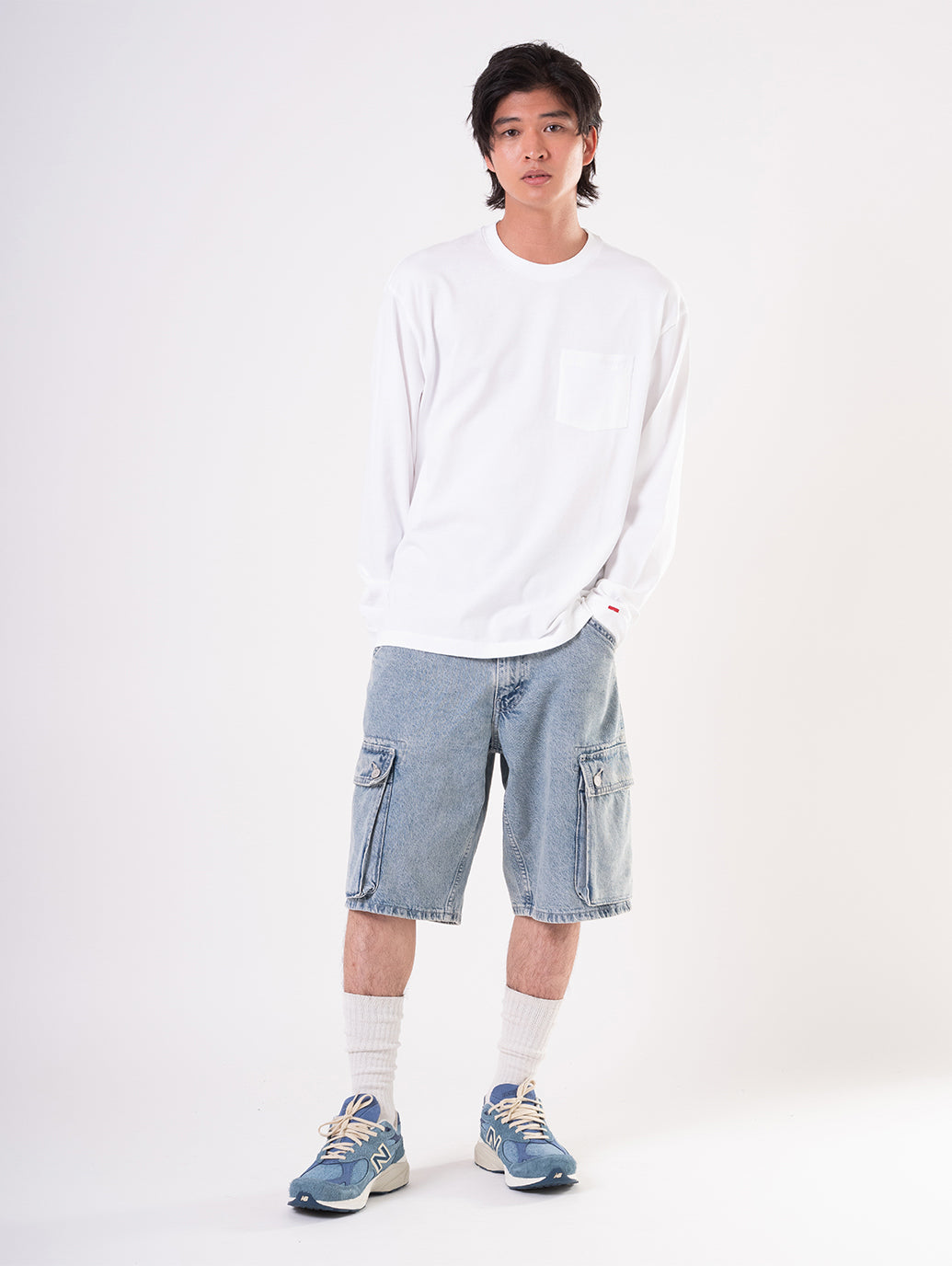 478™ バギーカーゴ ショートパンツ ライトインディゴ