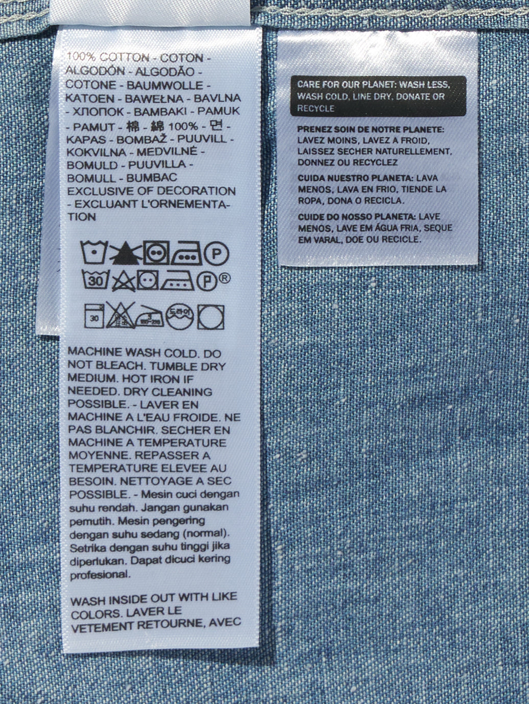 BLUETAB™ デニム ユーティリティシャツ