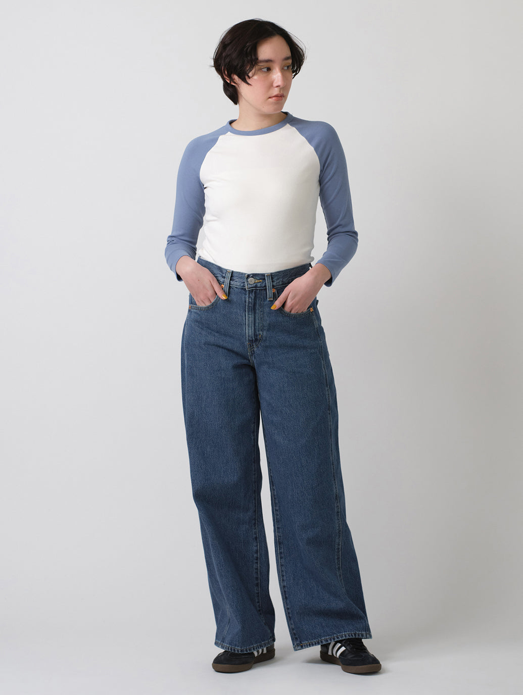 XL STRAIGHT ジーンズ ミディアムインディゴ