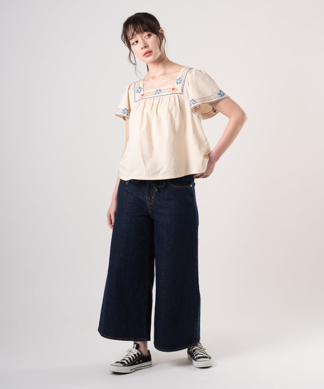 XL スーパーワイドジーンズ ダークインディゴ