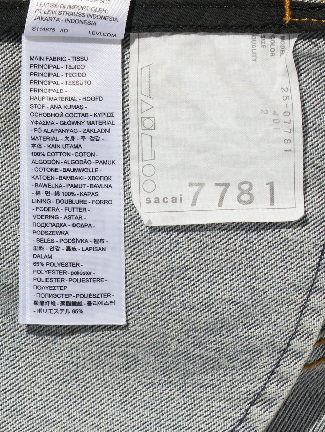 Levi's® x sacai Women's Denim Jacket