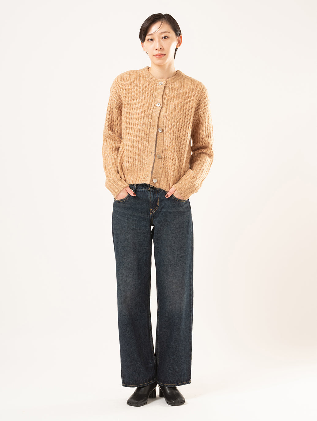 ルナシェルボタン カーディガン