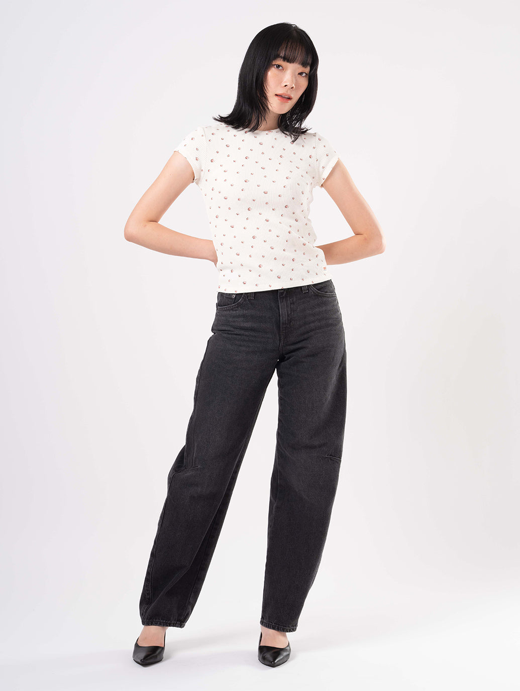 BAGGY DAD バレルジーンズ