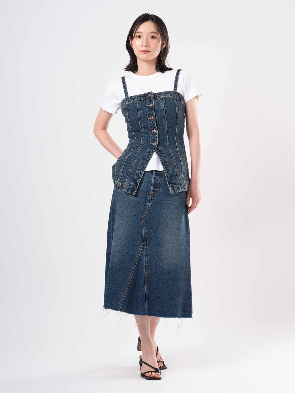 テーラード ビスチェ