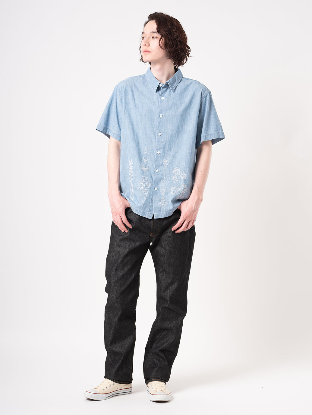 レギュラーカラー 半袖シャツ