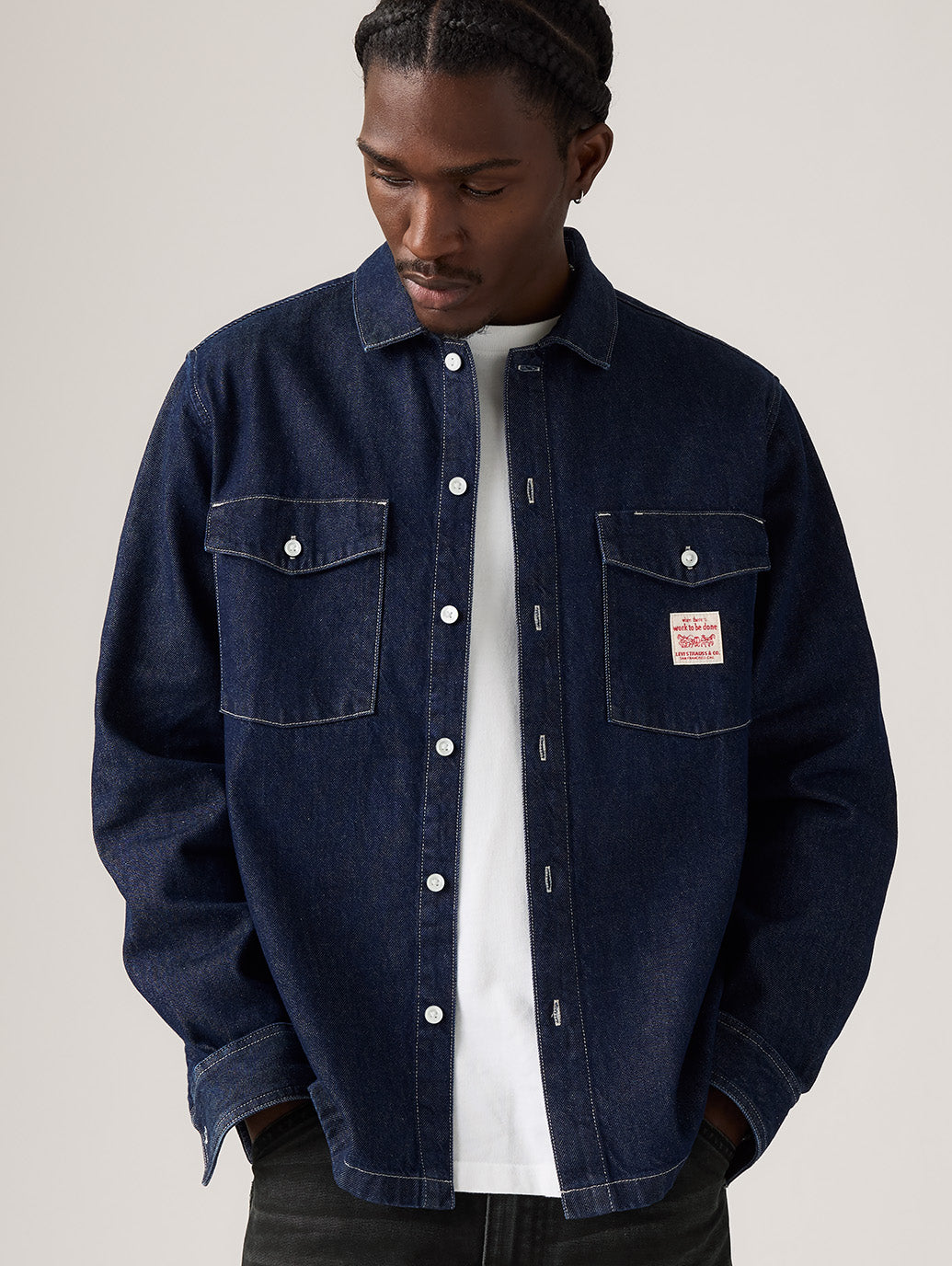 WORKWEAR ワーカーシャツ ダークインディゴ – リーバイス®公式