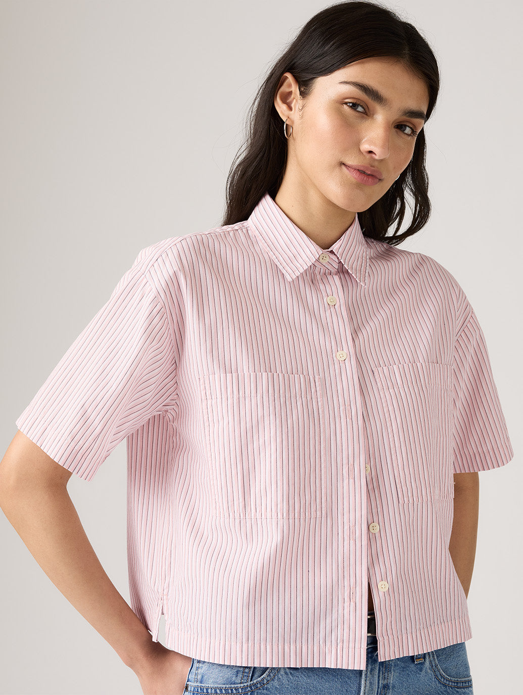 HARLIE SS クロップドシャツ – リーバイス®公式オンラインストア