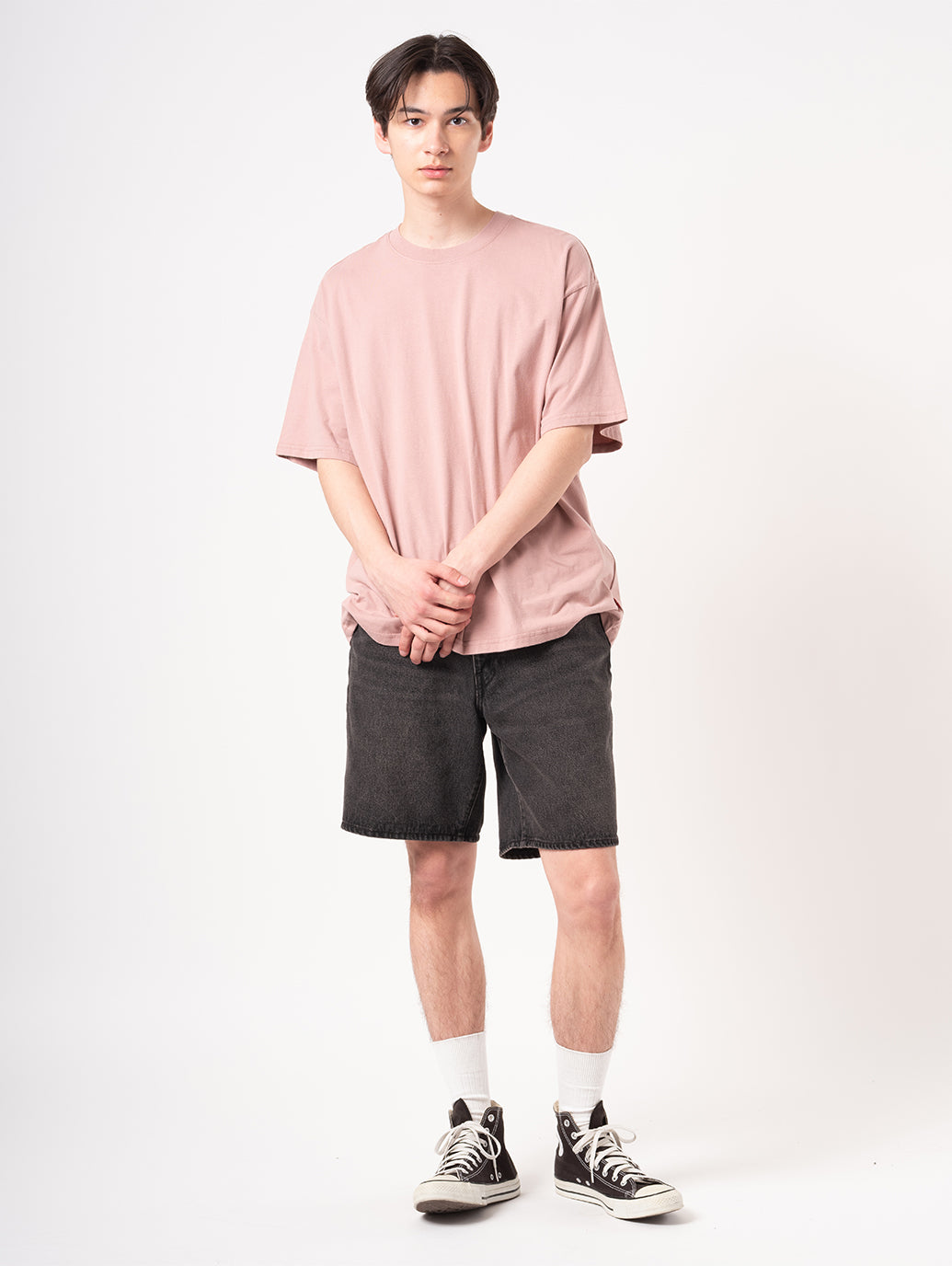 ボックスシルエット クロップド Tシャツ