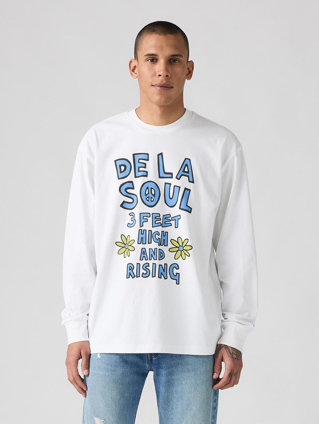LEVI'S® x DE LA SOUL 3 FEET HIGH WHITE Tシャツ – リーバイス®公式
