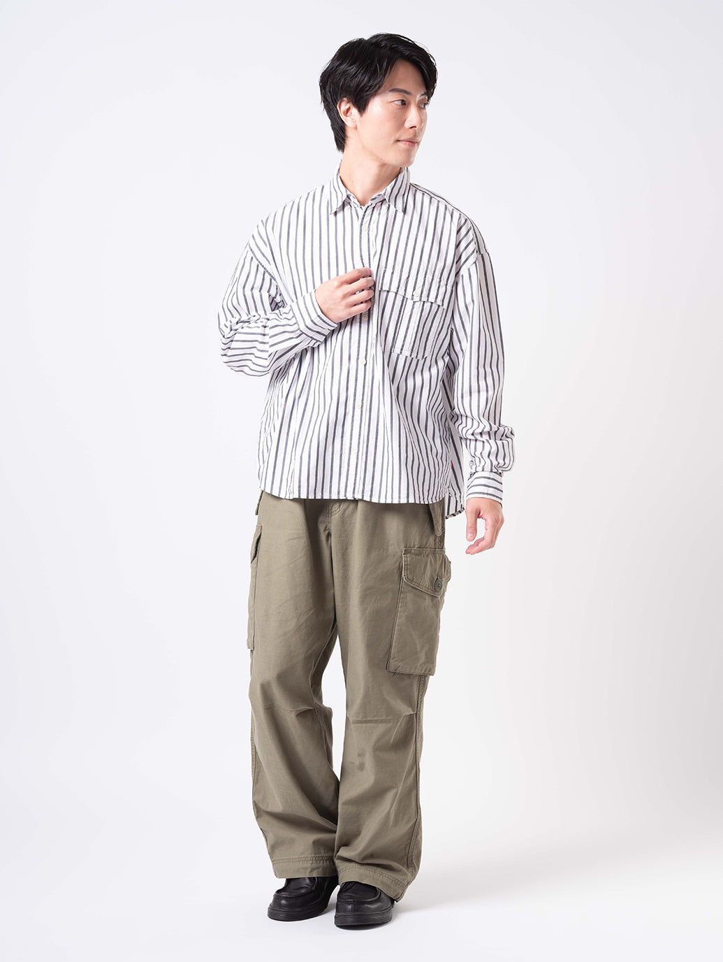 ロングスリーブ ボックスシャツ