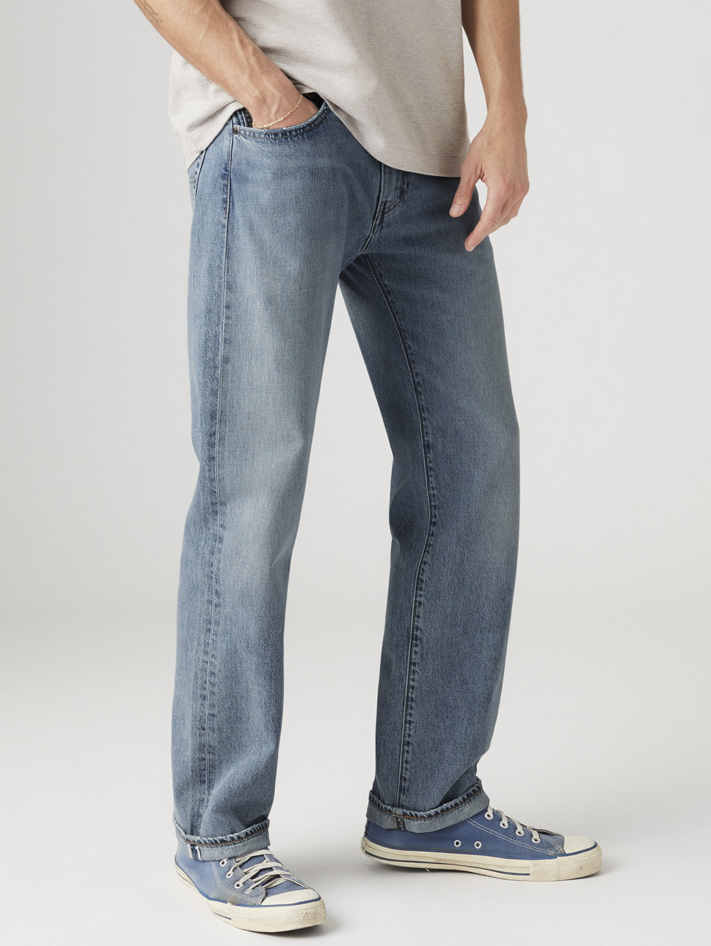 LEVI’S 505™ レギュラーフィット ライトインディゴ W28L32 505™ レギュラーフィット ジーンズ ライトインディゴ – リーバイス