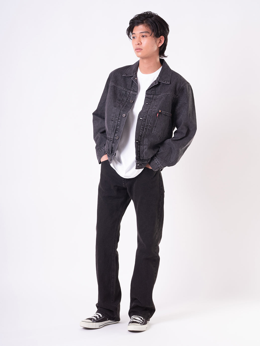 517™ ブーツカット ジーンズ ブラック