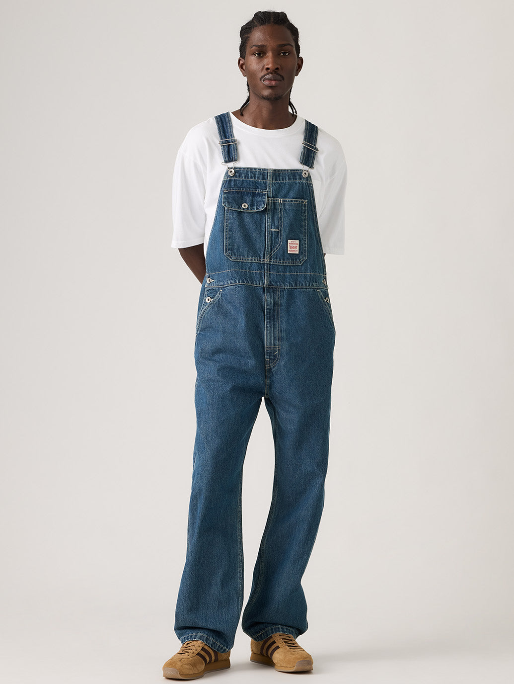 WORKWEAR LOOSEオーバーオール ミディアムインディゴ – リーバイス