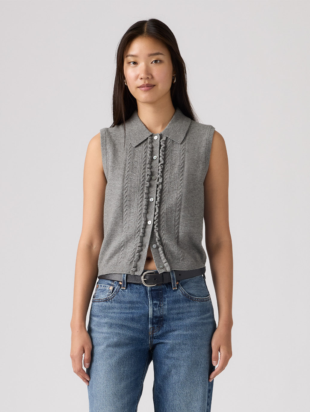 スーパーソフト ミニ ラッフル ベスト トップ – リーバイス®公式