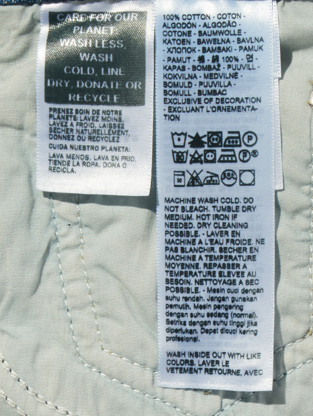 EASY DAD ジーンズ ミディアムインディゴ