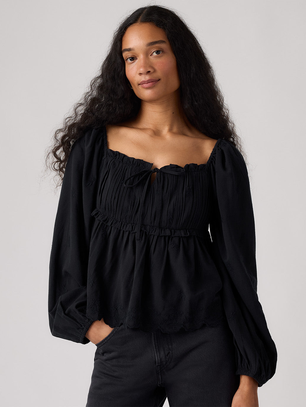 BOHO ロングスリーブ ブラウス – リーバイス®公式オンラインストア BOHO ロングスリーブ ブラウス – リーバイス®公式オンラインストア