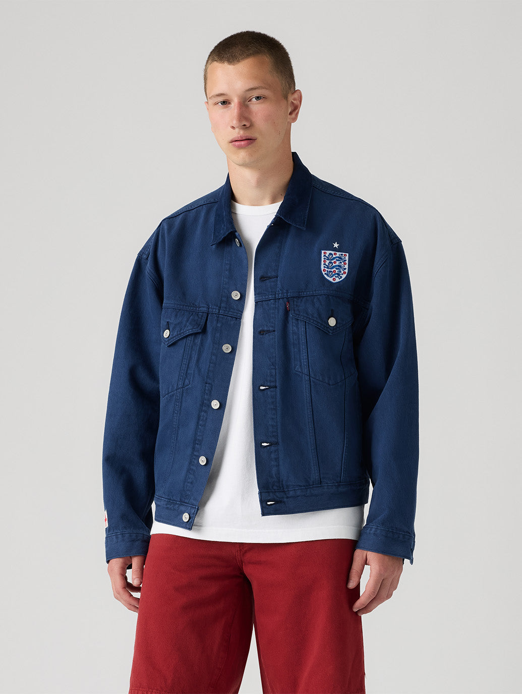 SOCCER COLLECTION ENGLAND TYPEⅢ トラッカージャケット – リーバイス