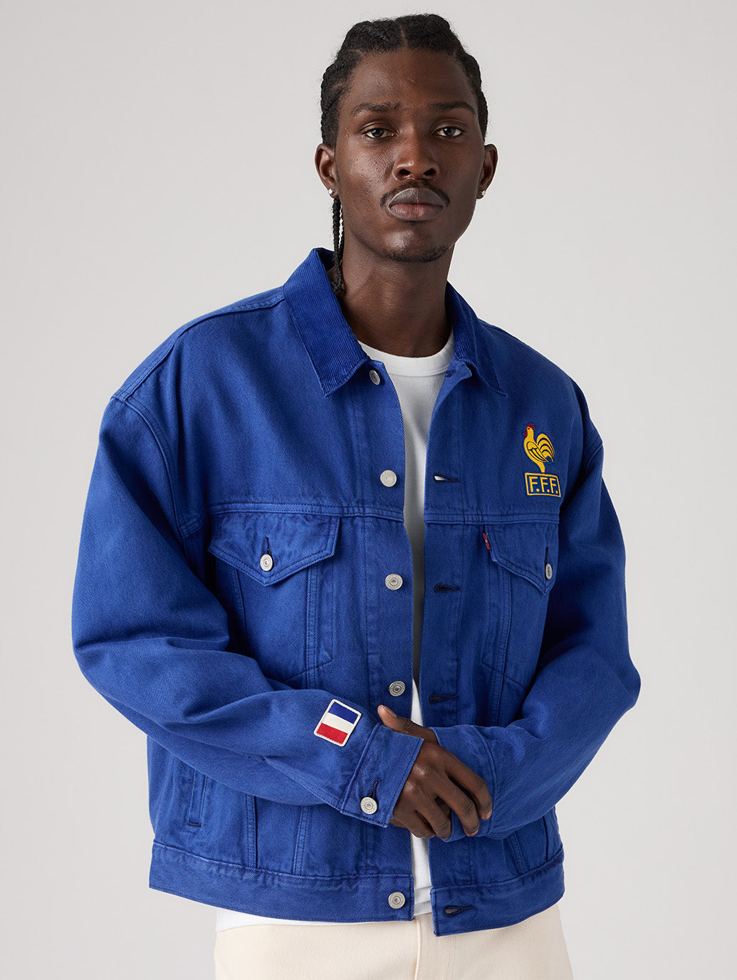 SOCCER COLLECTION FRANCE TYPE Ⅲ トラッカージャケット – リーバイス