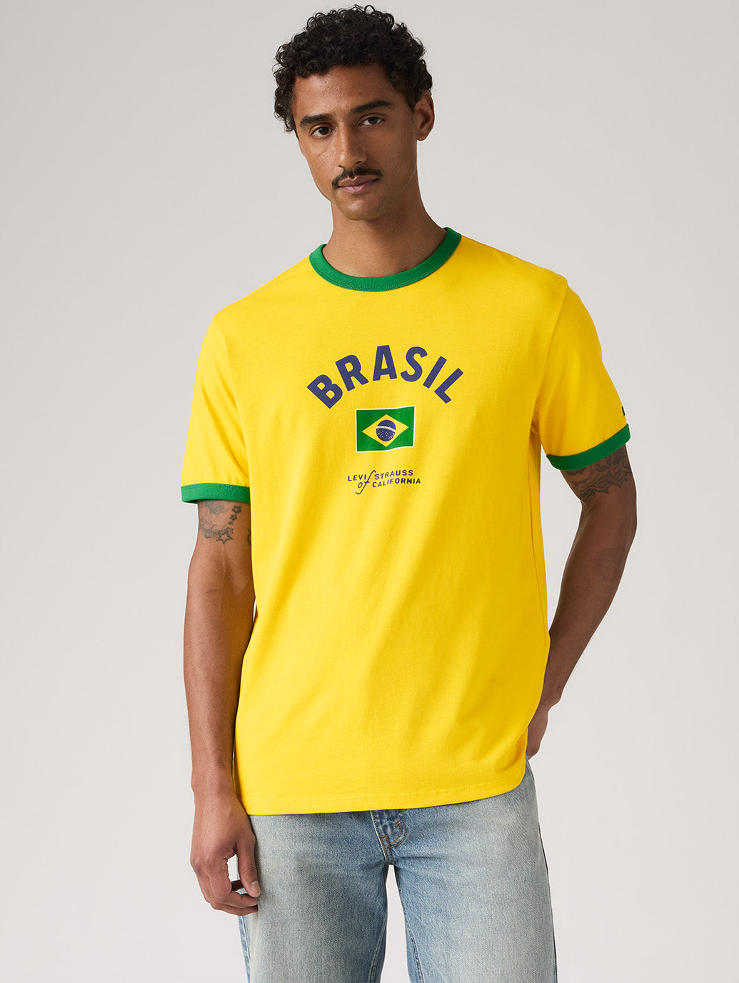 SOCCER COLLECTION BRASIL リンガー Tシャツ – リーバイス®公式