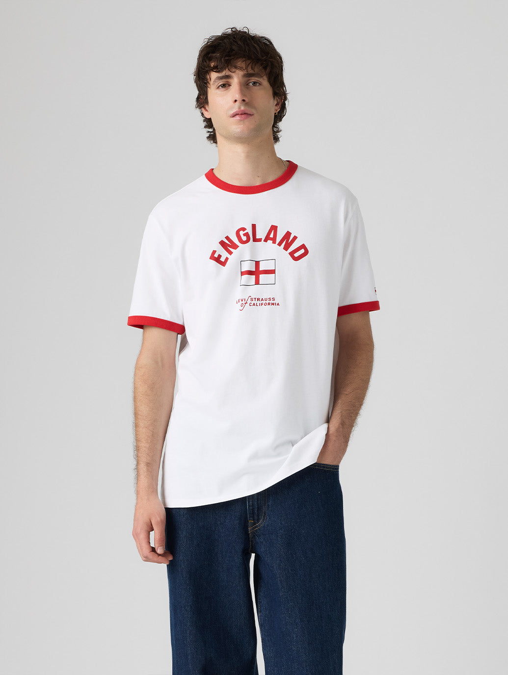 SOCCER COLLECTION ENGLAND リンガー Tシャツ – リーバイス®公式