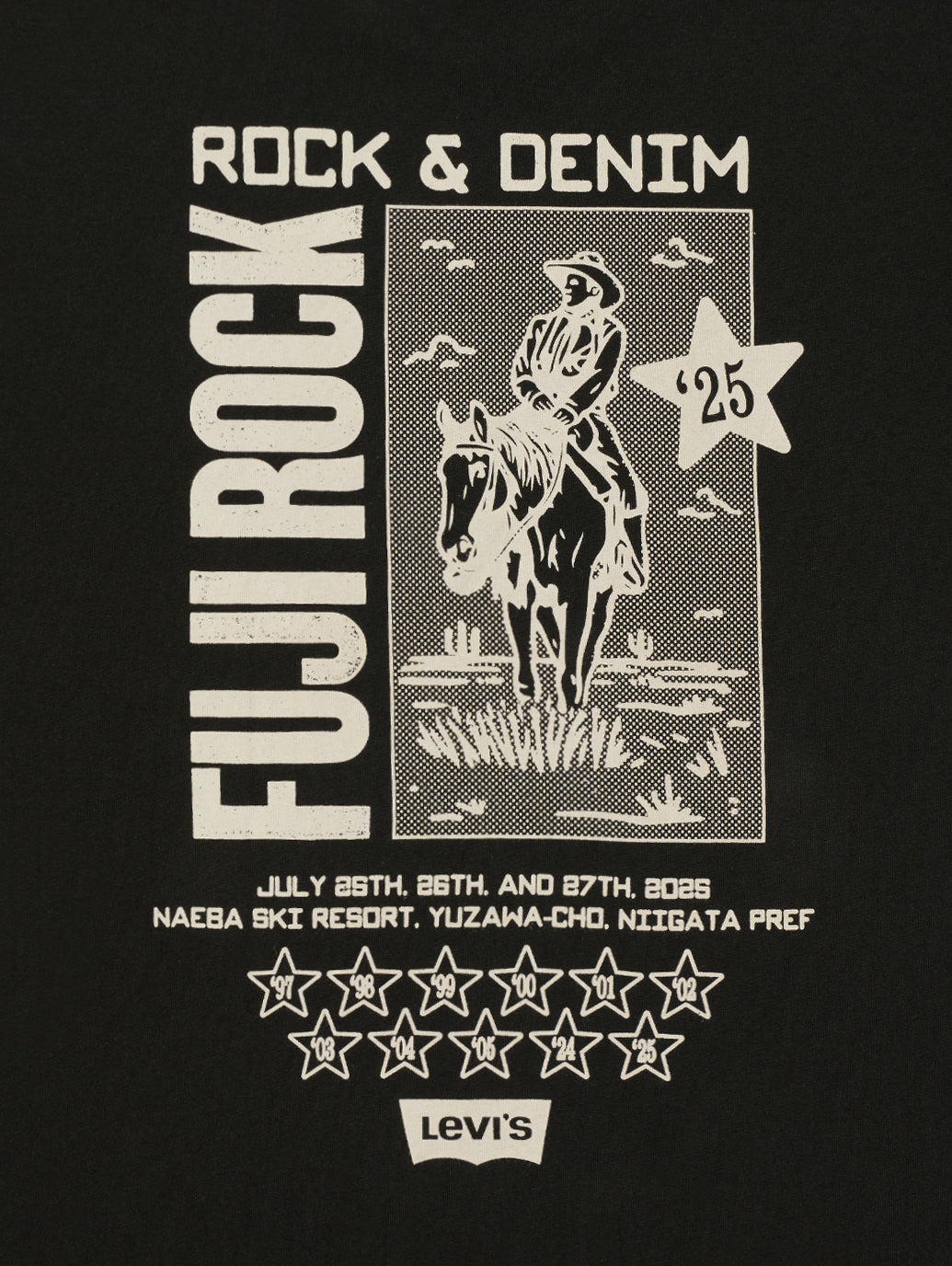 Levi's® x FUJI ROCK Tシャツ