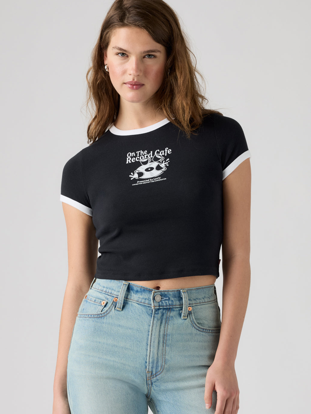 グラフィック エッセンシャル ベビーリンガーTシャツ – リーバイス