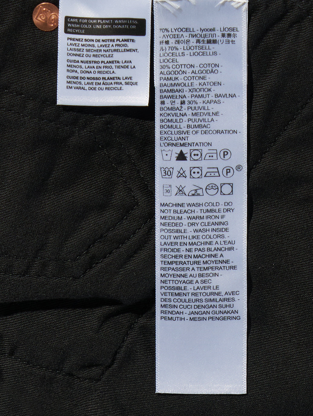 BLUETAB™ MAX LOOSE 5ポケットジーンズ ブラック