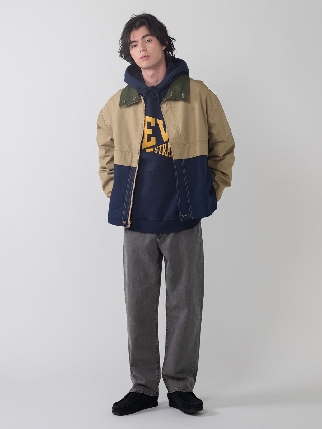 リバーシブル キャンバスジャケット