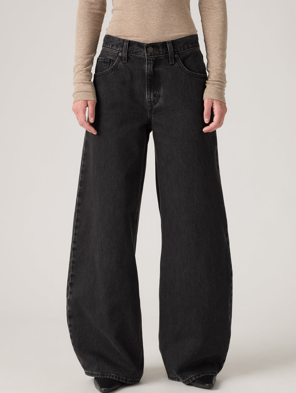 TEARDROP WIDE LEG ジーンズ ブラック – リーバイス®公式オンラインストア