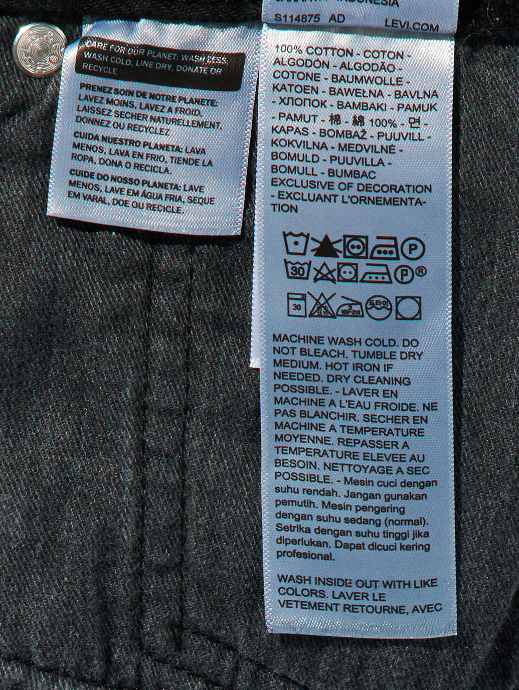 PREMIUM BLACK 501® LOOSE JEANS