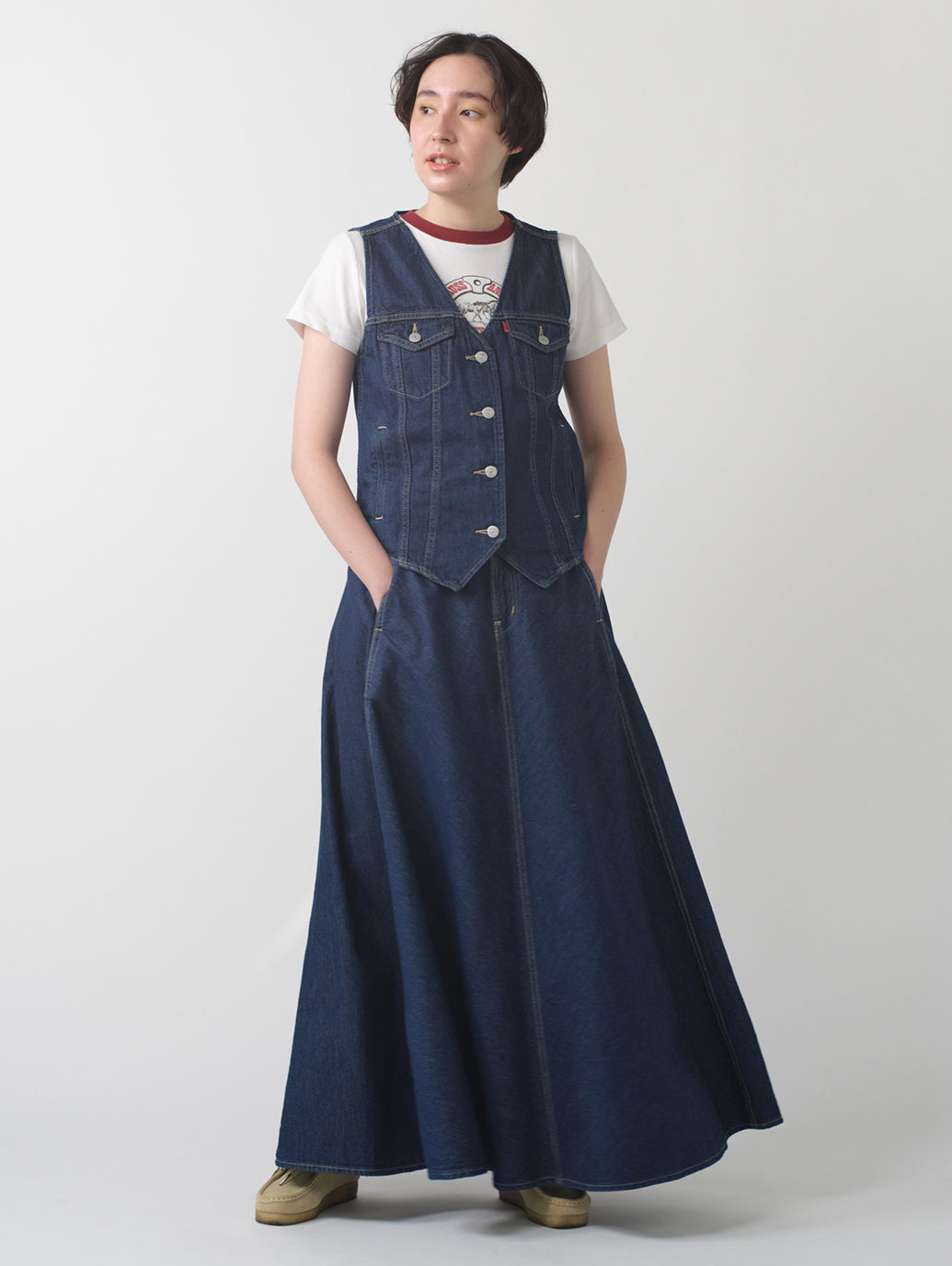 XL SKIRT ダークインディゴ