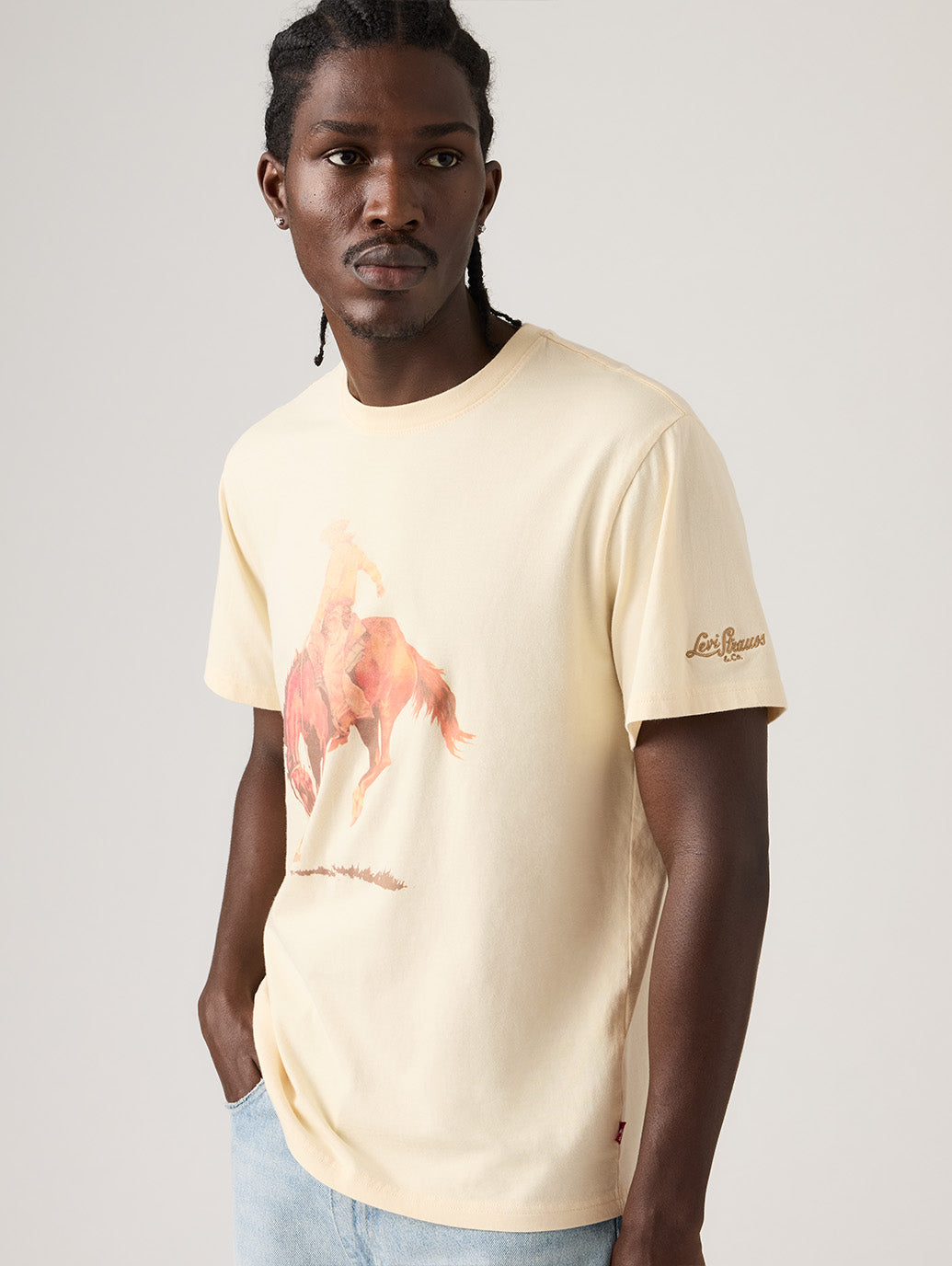 Jordan x Levi's ショートスリーブ Tシャツ　M Jordan X Levi's short sleeve t-shirt | BLACK | SEVENSTORE
