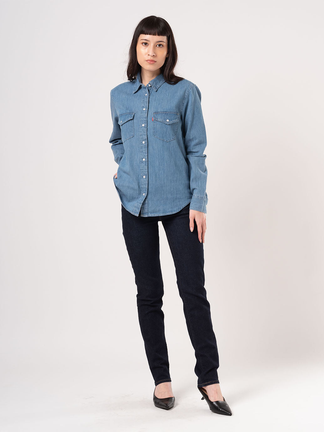 724™ ハイライズ ストレート ダークインディゴ