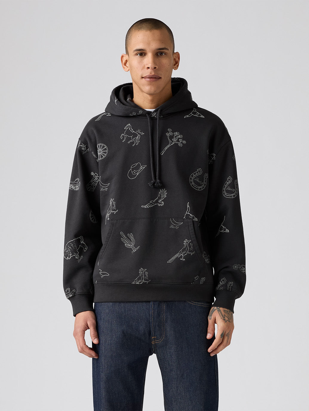 リラックスフィット グラフィック パーカー – リーバイス®公式