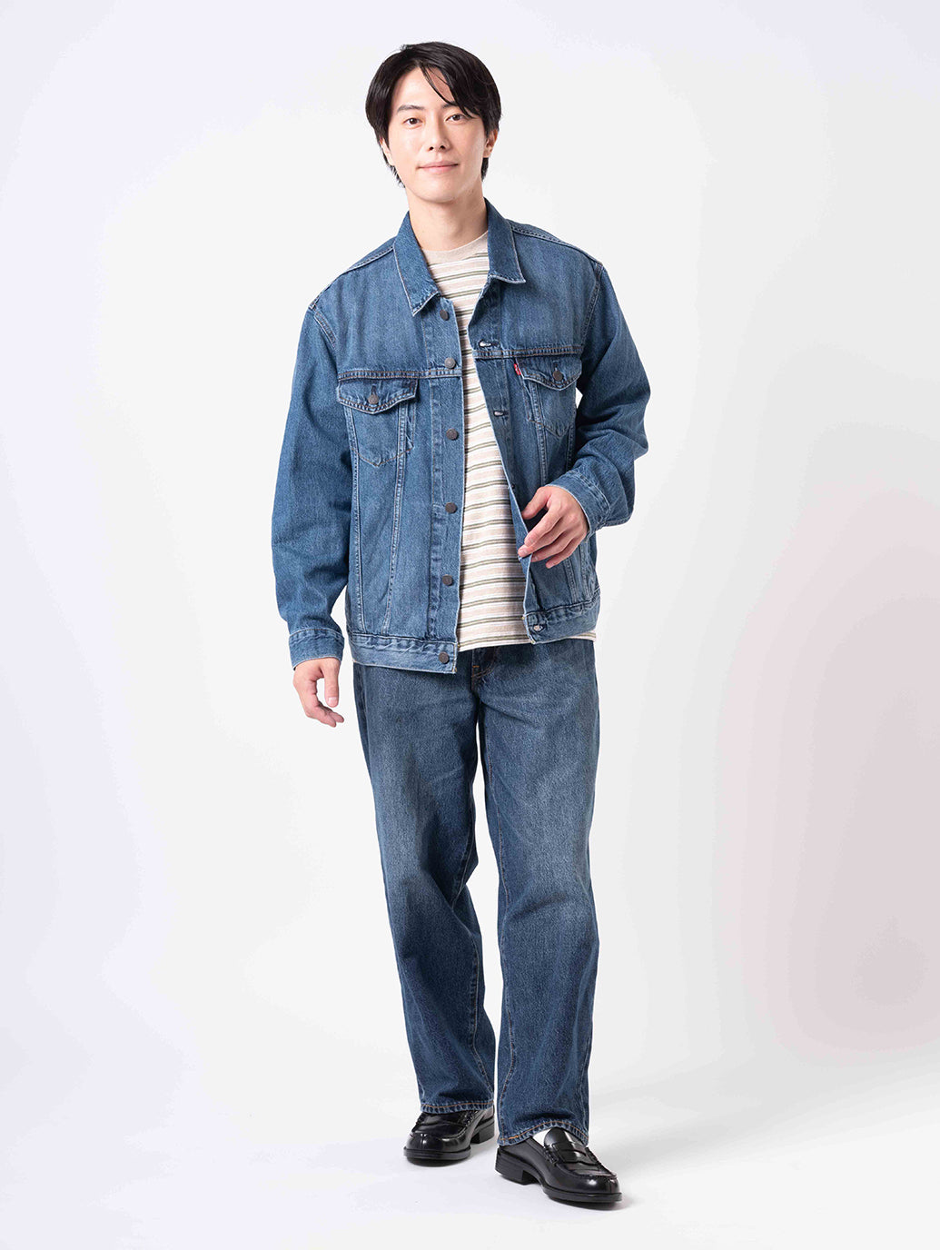 リラックスフィット トラッカージャケット