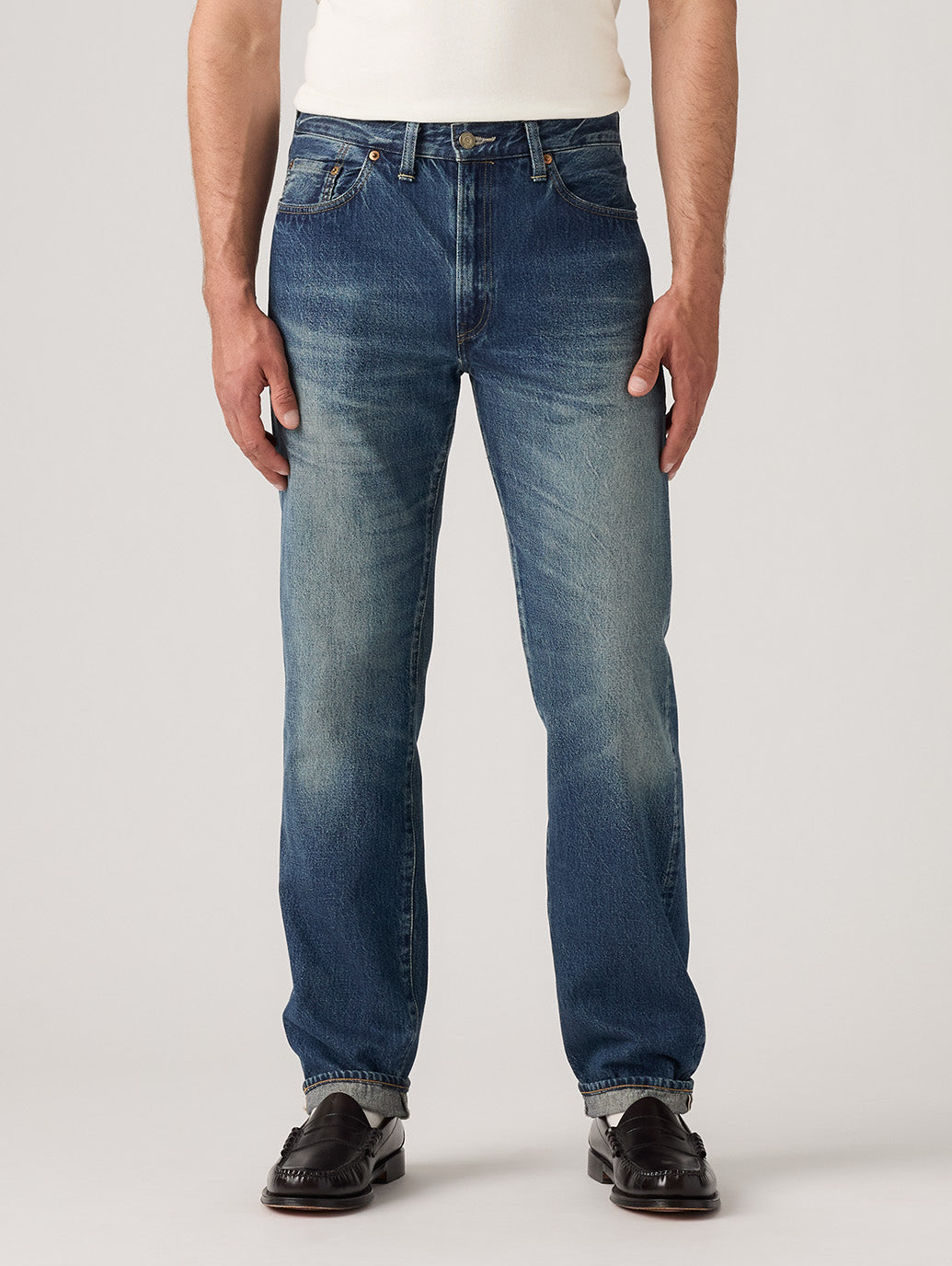 y S⑤ T⑤ 750 LEVI'S® VINTAGE CLOTHING 1954 501® ジーンズ ミディアムインディゴ