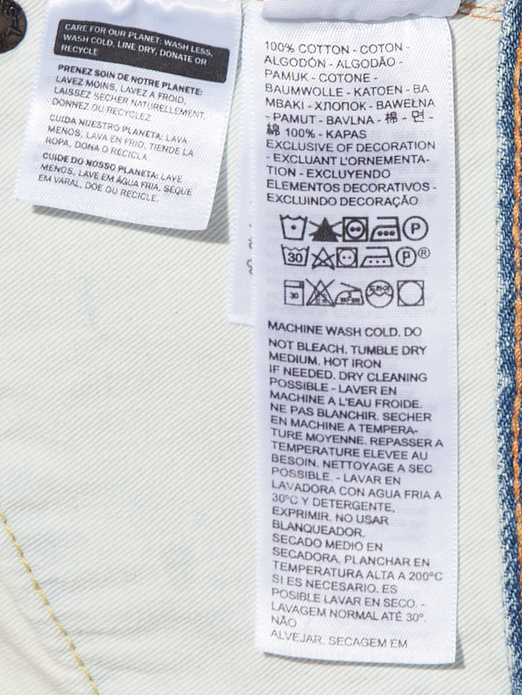 LEVI'S® VINTAGE CLOTHING 1950'S 701 ジーンズ ライトインディゴ