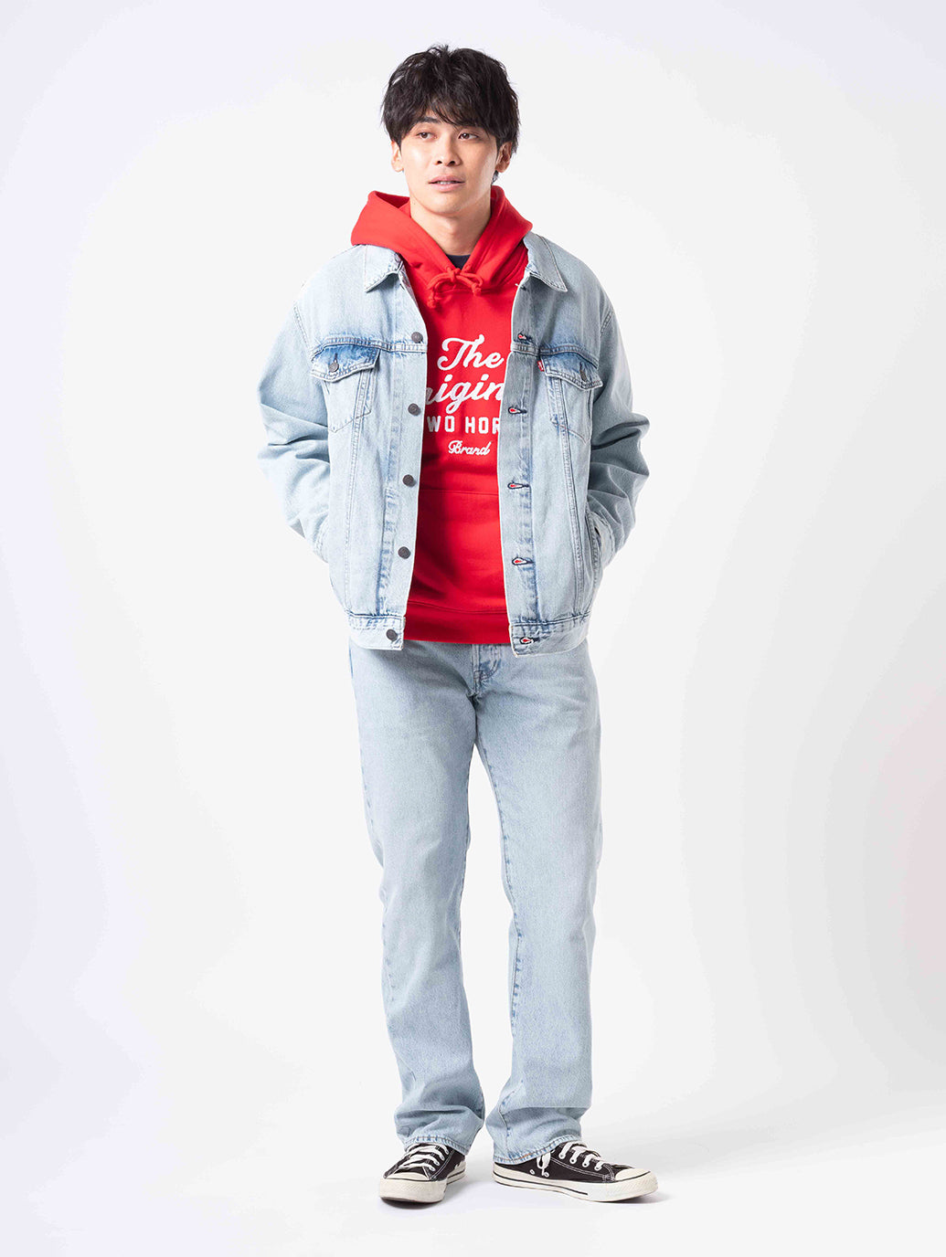 リラックスフィット トラッカージャケット