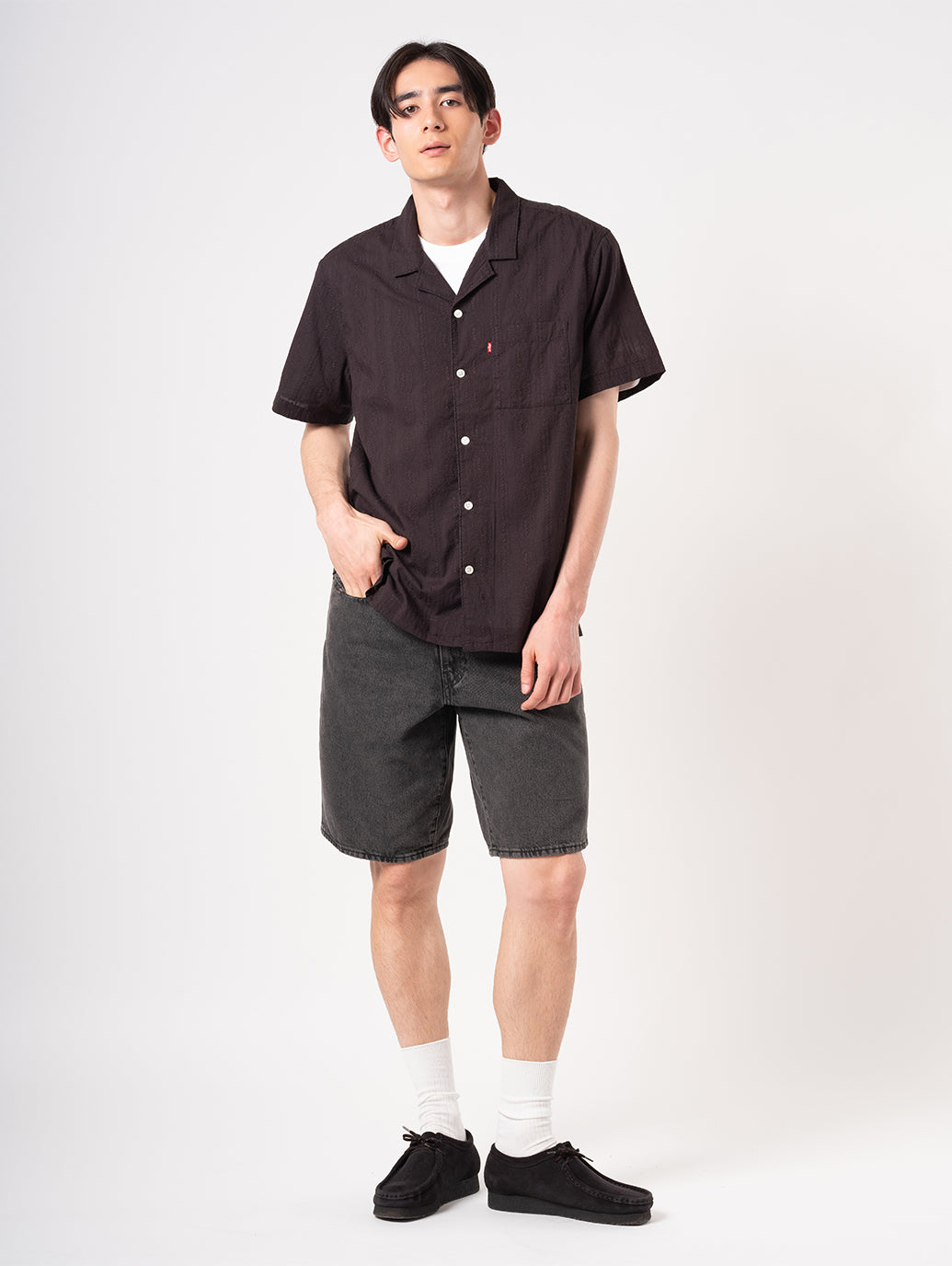 サンセット キャンプシャツ