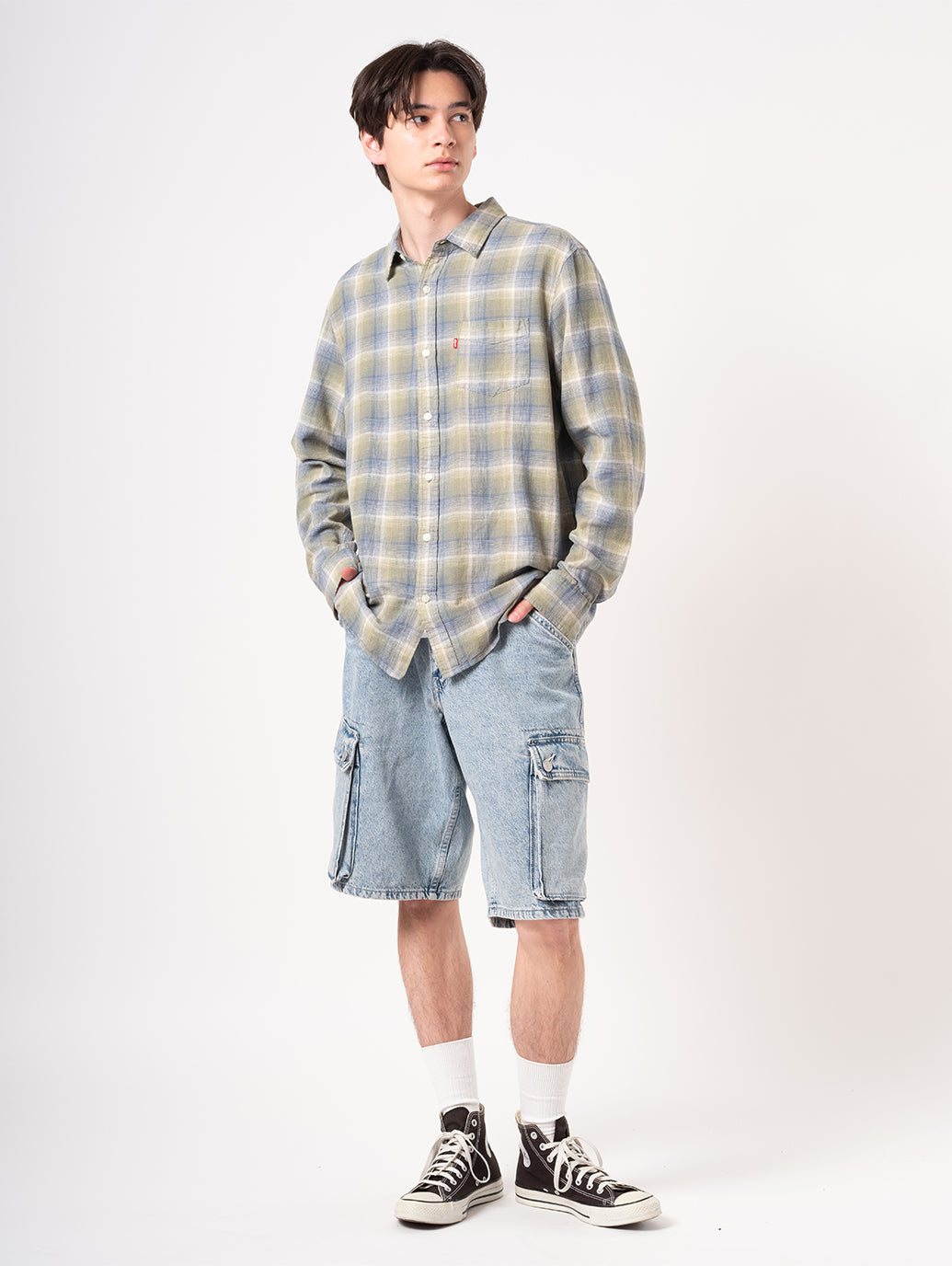 サンセット ポケット スタンダードシャツ