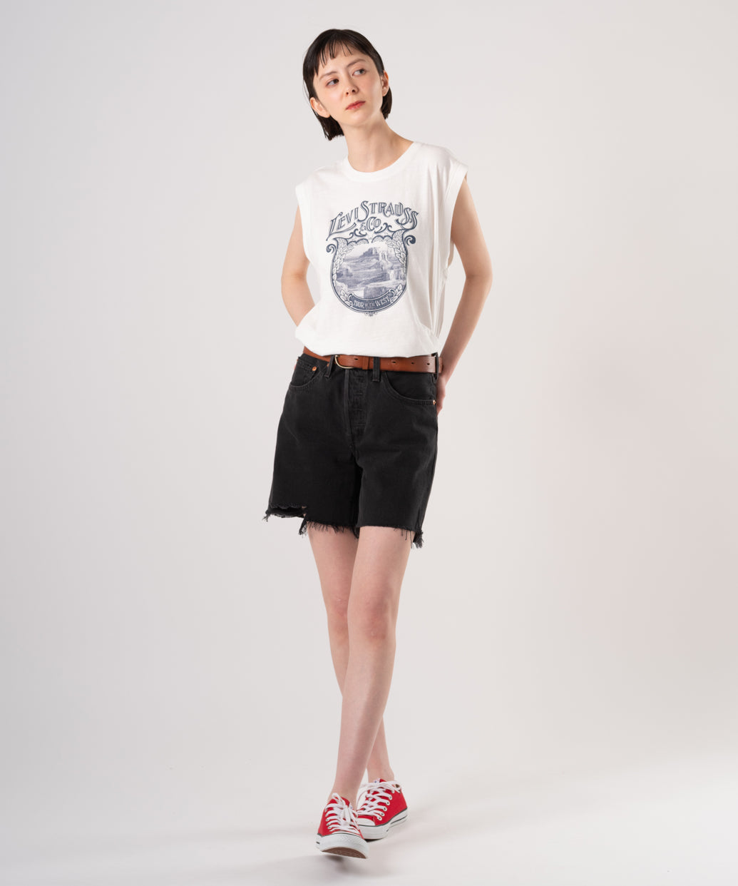 501® MID ショーツ ブラック