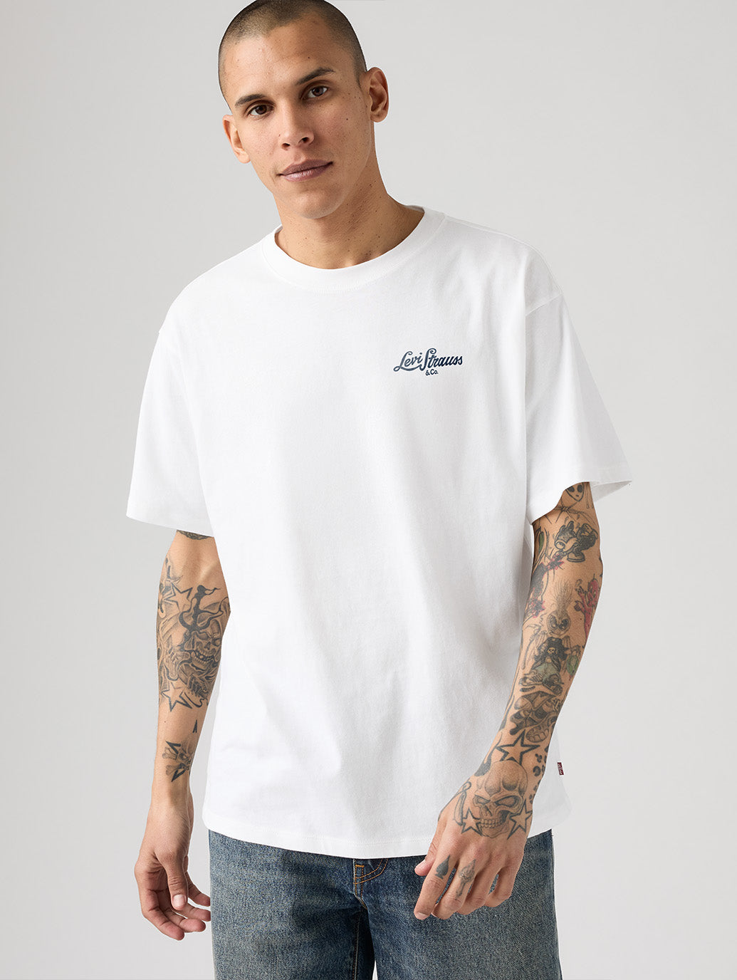オフホワイト マーブルプリントグラフィックTシャツ 16ss M ヴィンテージ ヴィンテージフィット グラフィックTシャツ – リーバイス®公式