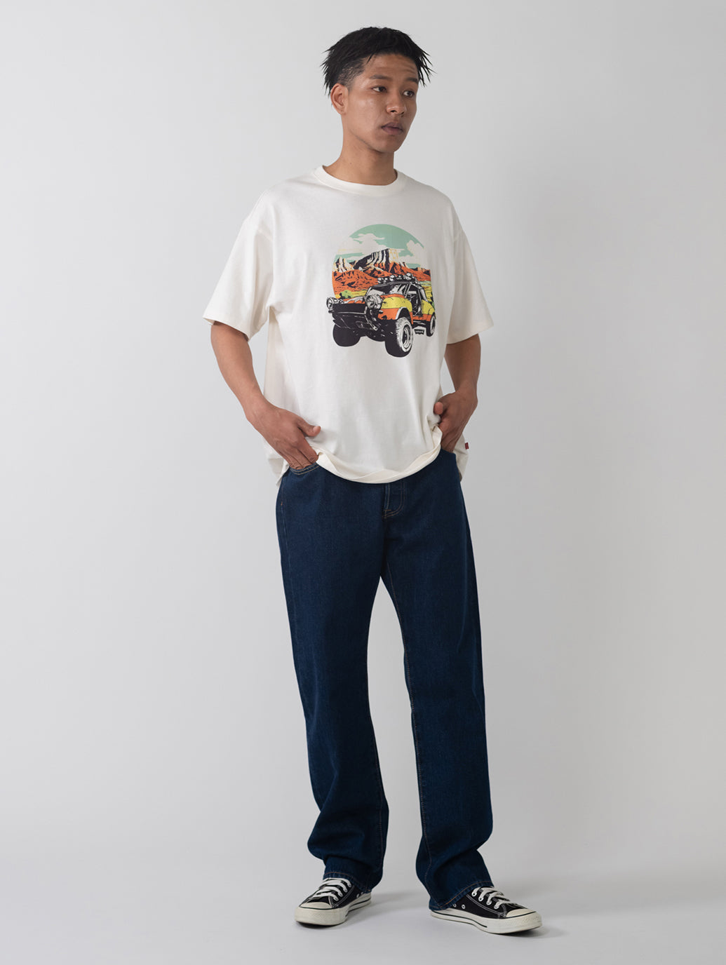 ヴィンテージフィット グラフィック Tシャツ