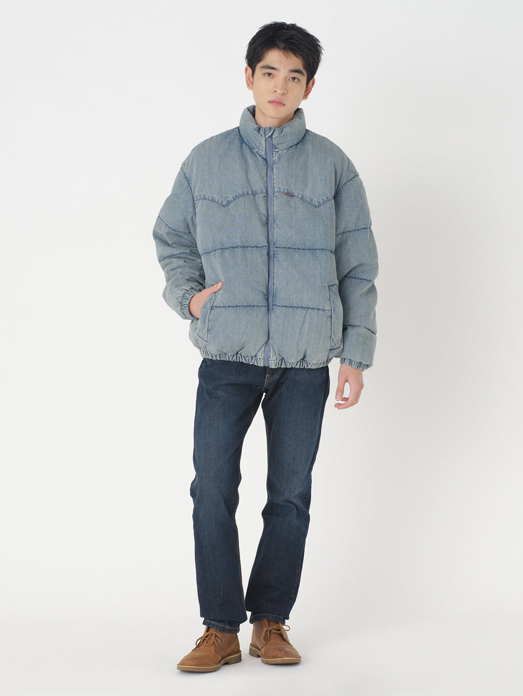 スーパーデニムダウンジャケット