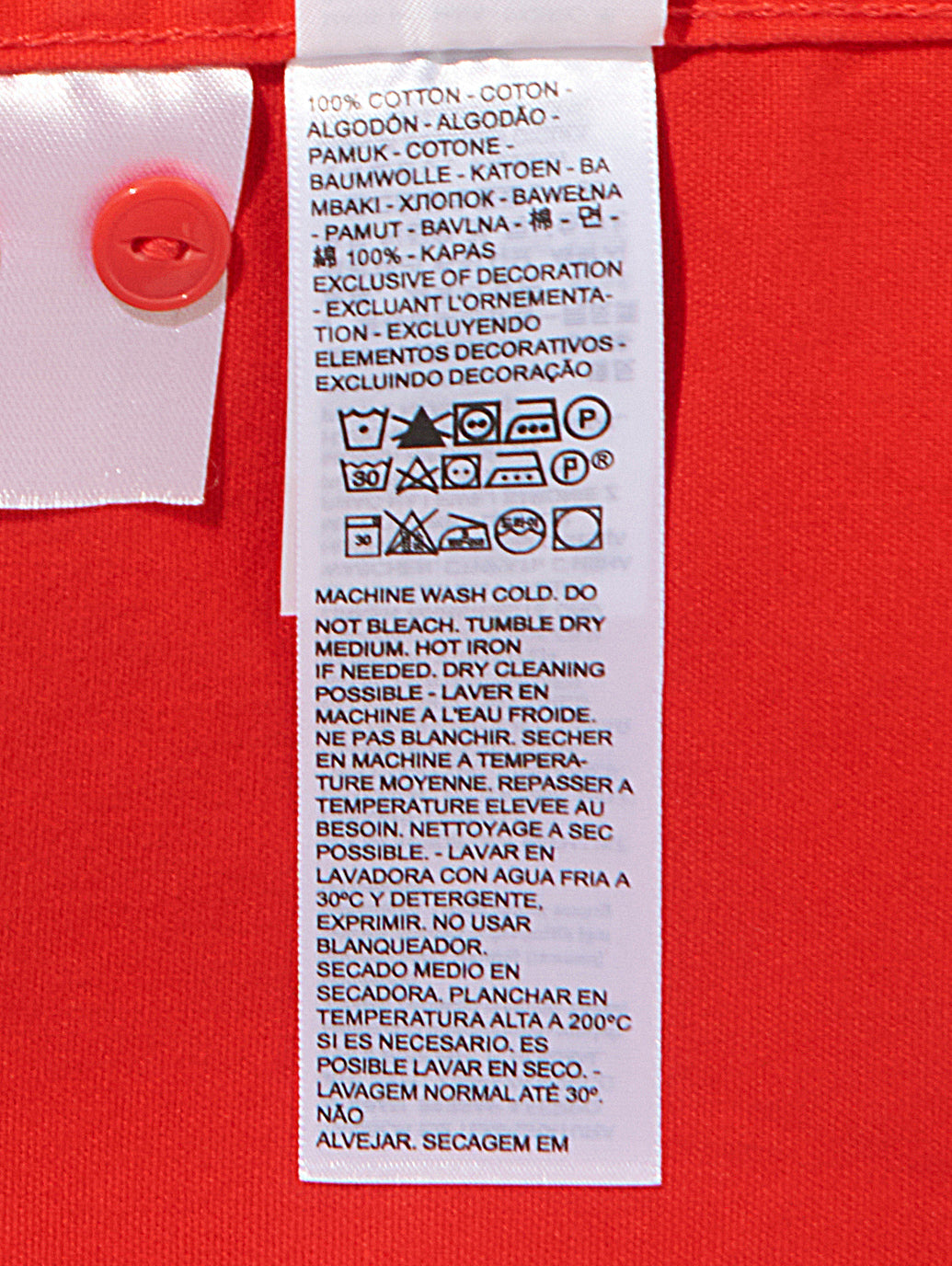 LEVI'S® SKATE シャツ オレンジ FIERY RED