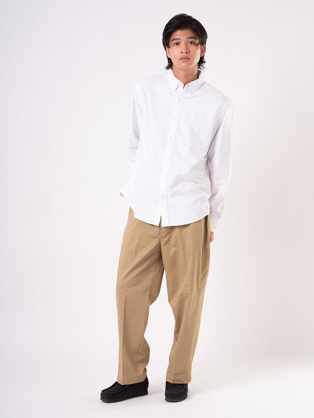 STA PREST ワイドレッグ クロップ ベージュ