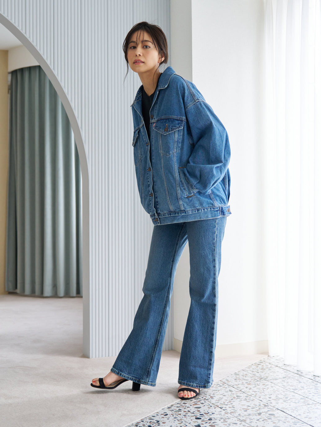 Levi's リーバイス【美品】ヘリンボーン トラッカージャケット サイズXL Levi's（リーバイス） デニムジャケット TYPE III トラッカー