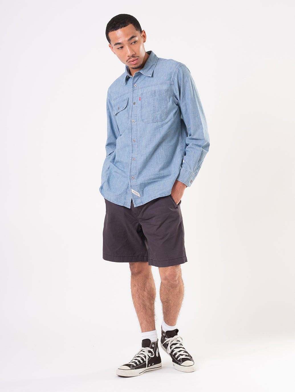 XX CHINO オーセンティック ショートパンツ ブラック